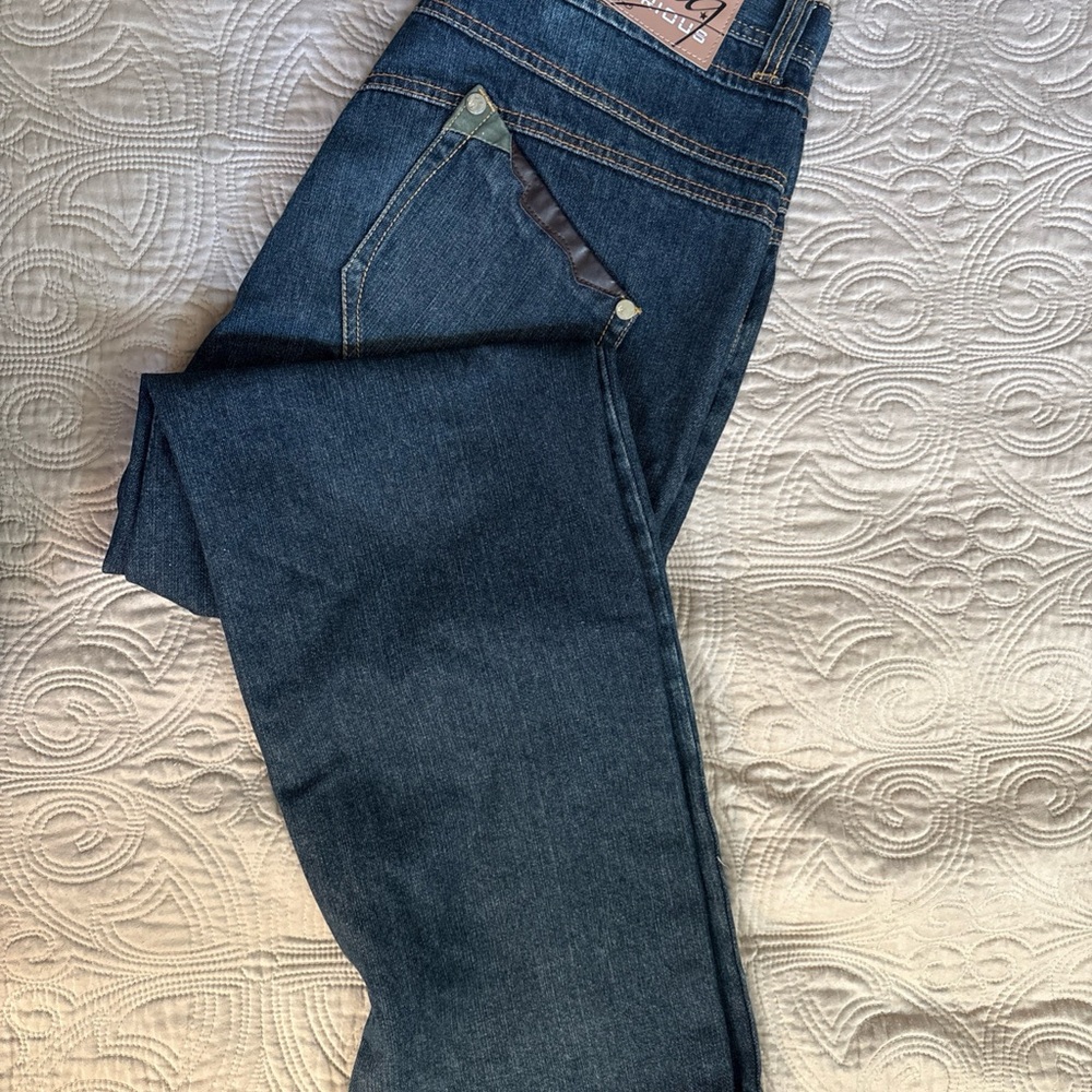 Denim Co. Men's Straight Leg Jeans in Deep Blue - Picture 1 of 7